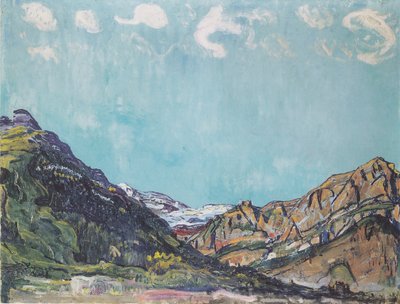 Landscape near Champéry by Ferdinand Hodler